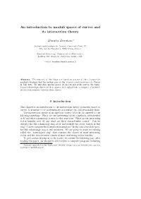 An Introduction to Moduli Spaces of Curves and Its Intersection Theory