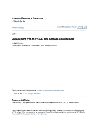 Engagement with the Visual Arts Increases Mindfulness