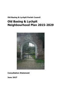 Old Basing and Lychpit Consultation Statement