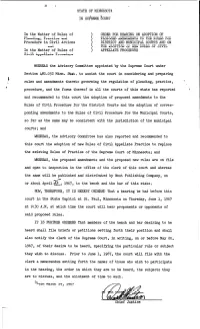 STATE of MINNESOTA in SU$Rjxg Eourt in the Matter of Rules Of