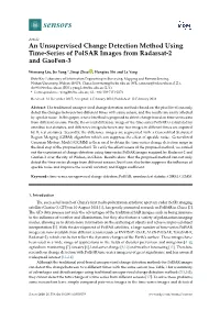 An Unsupervised Change Detection Method Using Time-Series of Polsar Images from Radarsat-2 and Gaofen-3