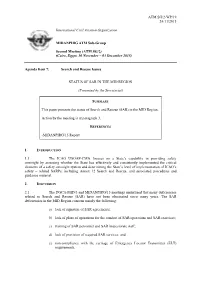 ATM SG/2-WP/19 24/11/2015 International Civil Aviation