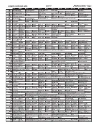 Sunday Morning Grid 9/17/17 Latimes.Com/Tv Times