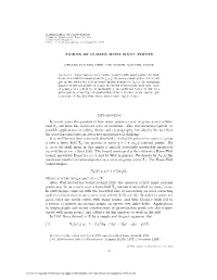 TABLES of CURVES with MANY POINTS Introduction in Recent Years
