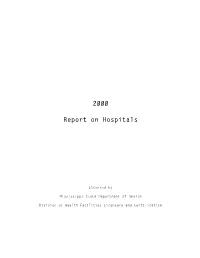 2000 Report on Hospitals