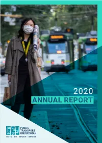 2020 ANNUAL REPORT PTO Scheme Members