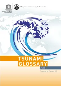 Glossary Tsunami