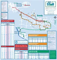 SAM Stops Every 2-3 Blocks at Bus Stop Locations Along