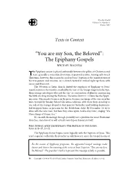 The Epiphany Gospels MICHAEL ROGNESS