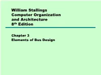 03 Top Level View of Computer Function and Interconnection