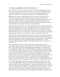 1 Notes for Chapter Seven 7–A: Pastors' Responsibility to Know Well