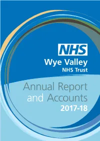 2017-18 Annual Report and Accounts