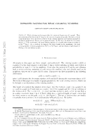 Arxiv:2102.10061V2 [Math.CO] 1 Mar 2021 V∈V (G)