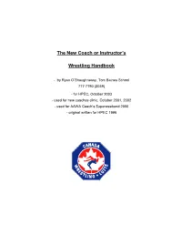 Beginning Wrestling: Table of Contents