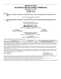 Blackline, Inc. (Exact Name of Registrant As Specified in Its Charter)