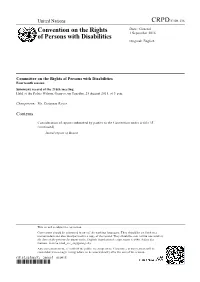 Convention on the Rights of Persons with Disabilities