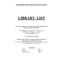 Library List
