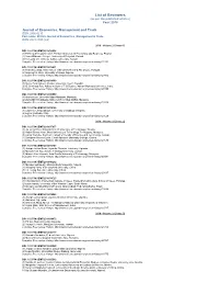 List of Reviewers 2018