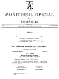 Monitorul Oficial Partea I