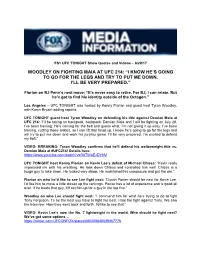 Woodley on Fighting Maia at Ufc 214: “I Know He’S Going to Go for the Legs and Try to Put Me Down