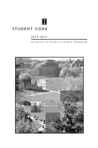 2014-2015 Student Code