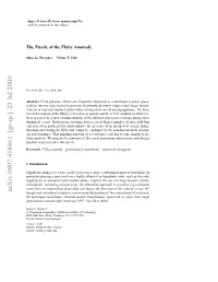 Arxiv:0907.4184V1 [Gr-Qc] 23 Jul 2009 Keywords Anomalous Puzzle