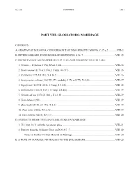 Documents, Part VIII
