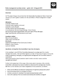 Parks Management Review’