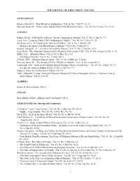 The Journal of Omsa Index: 1950-2010