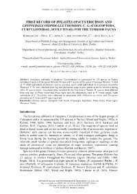 First Record of Hylastes Opacus Erichson and Crypturgus Hispidulus Thomson, C