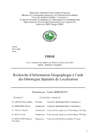 Tables Des Matières