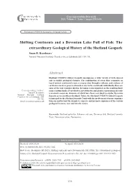 Abstract Shifting Continents and a Devonian Lake Full of Fish: The