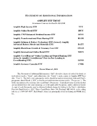 Amplify Etf Trust Investment Company Act File No