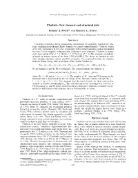 Clarkeite: New Chemical and Structural Data