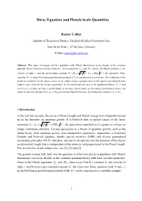 Dirac Equation and Planck-Scale Quantities