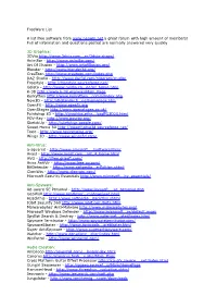 Freeware-List.Pdf