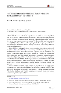 One Feature Versus Two for Kayardild Tense-Aspect-Mood