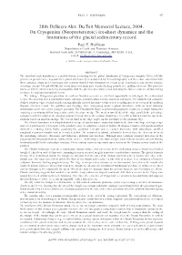 28Th Debeers Alex. Du Toit Memorial Lecture, 2004. on Cryogenian (Neoproterozoic) Ice-Sheet Dynamics and the Limitations of the Glacial Sedimentary Record Paul F