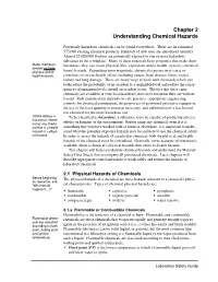 Chapter 2 Understanding Chemical Hazards
