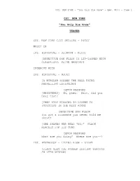 CSI: NEW YORK - “You Only Die Once” - Eps