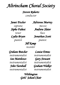 Steven Roberts Conductor