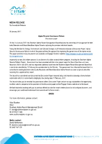 SARMB Media Release