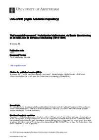 Uva-DARE (Digital Academic Repository)