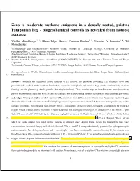 Zero to Moderate Methane Emissions in a Densely