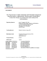 Clinical Research Protocol