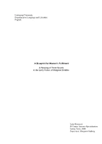 Linköping University Department of Language and Literature English A