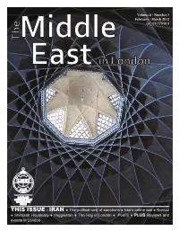 Narguess Farzad SOAS Membership – the Largest Concentration of Middle East Expertise in Any Institution in Europe
