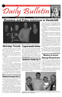 Russians and Poles Victorious in Vanderbilt