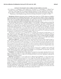 Geology of Dwarf Planet Ceres and Meteorite Analogs H