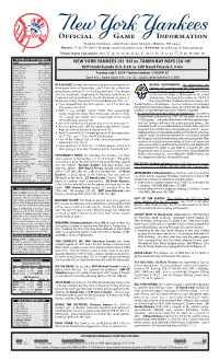 Official Game Information